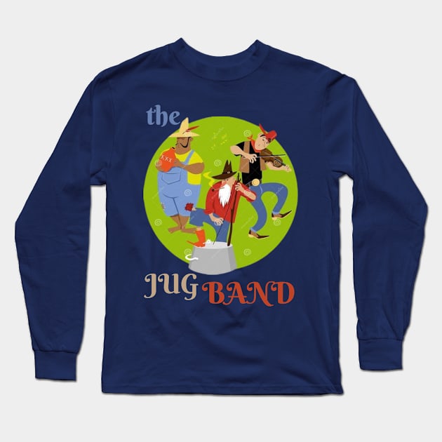 the jug band Long Sleeve T-Shirt by PatBelDesign